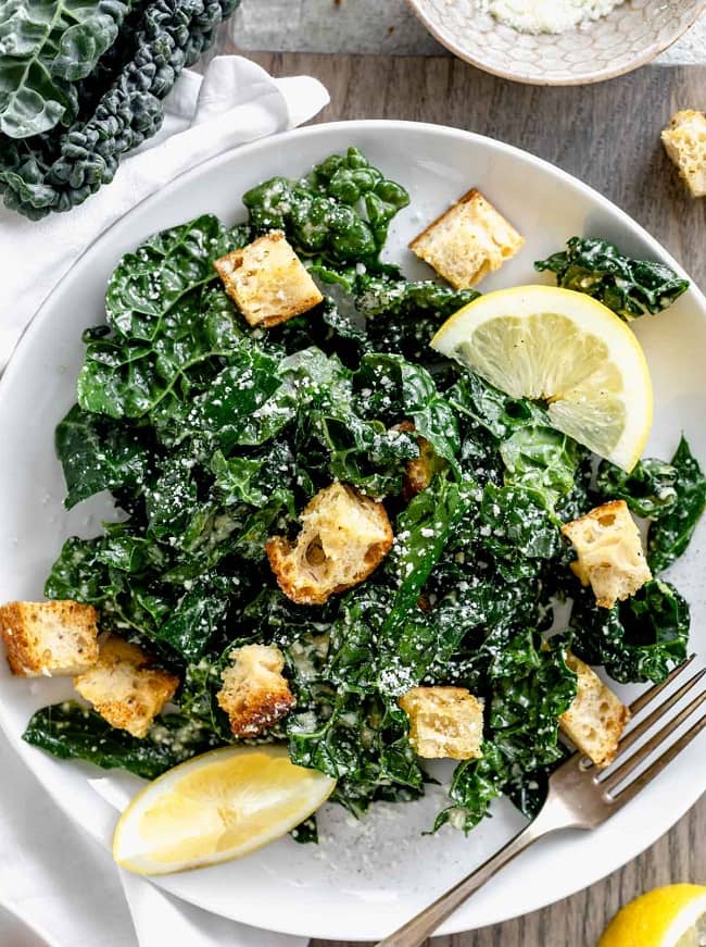 Kale Caesar Salad Healthy