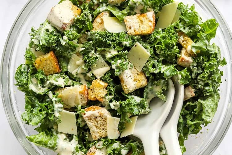 Kale Caesar Salad Yum