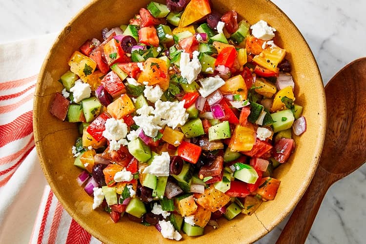 How To Make Marinated Chopped Salad Perfect For Summer Picnic 