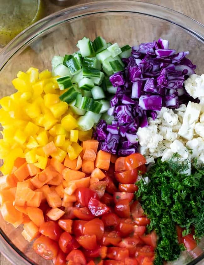 Marinated Chopped Salad Yum