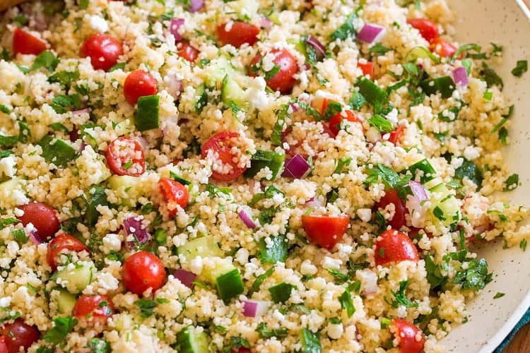 How to make Mediterranean Couscous Salad? (Bright Fresh Flavors)