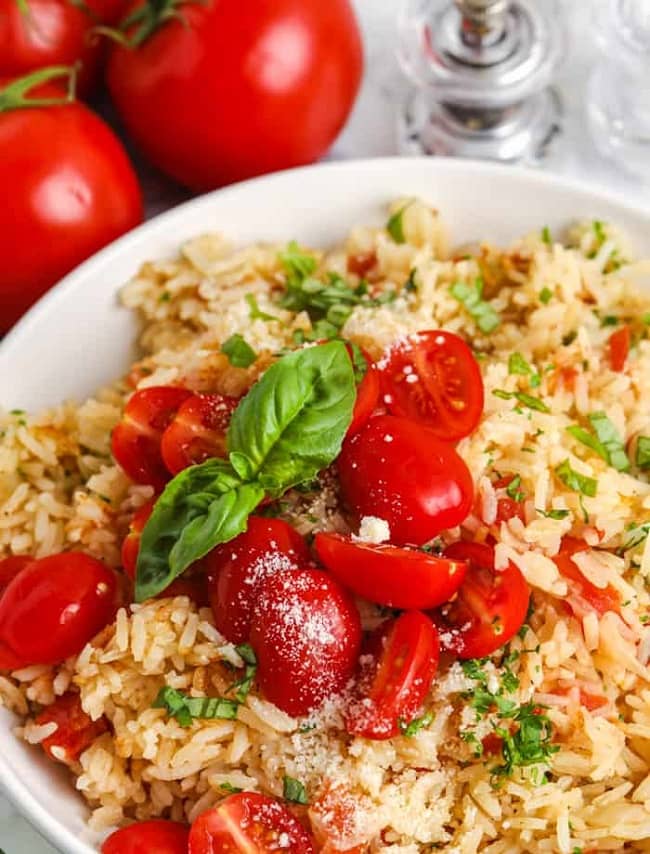 Tomato Basil Rice