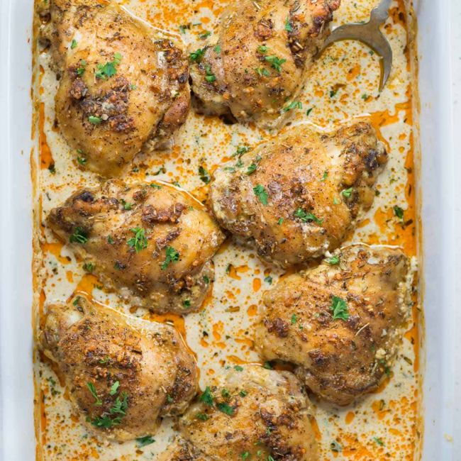 Making Baked Chicken Thighs Recipe, Its Instructions Ingredients, 