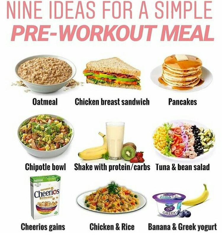Pre-workout foods