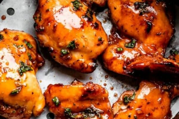 Roasted Asian Glazed Chicken Thighs Recipe Its Ingredients Instructions