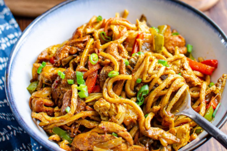 Singapore Zoodle Stir Fry With Chicken + Ig Giveaway