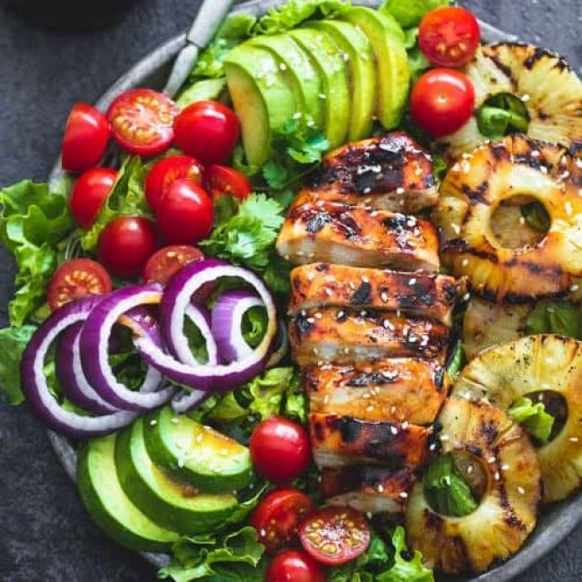 Teriyaki Glazed Chicken Salad