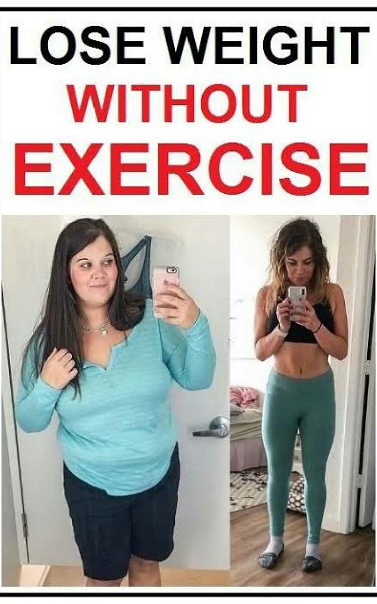 Weight loss without exercises