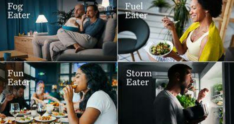 Four types of eating