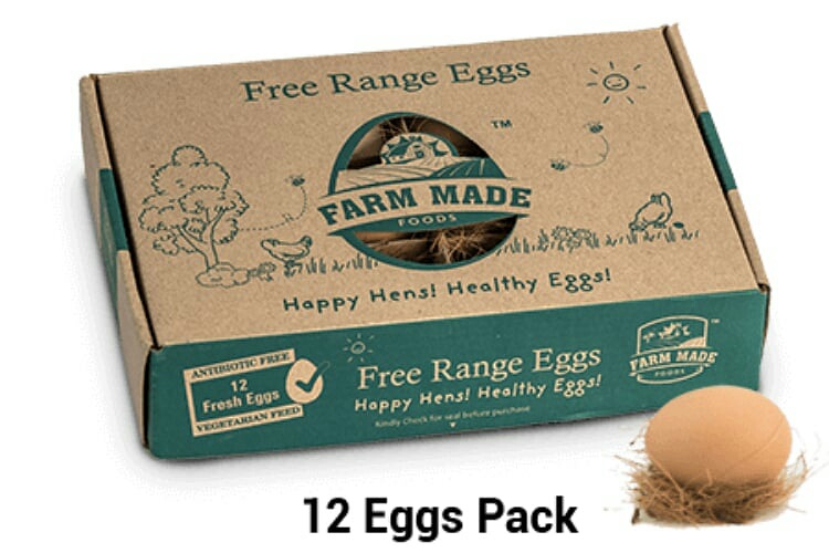 Free range eggs 