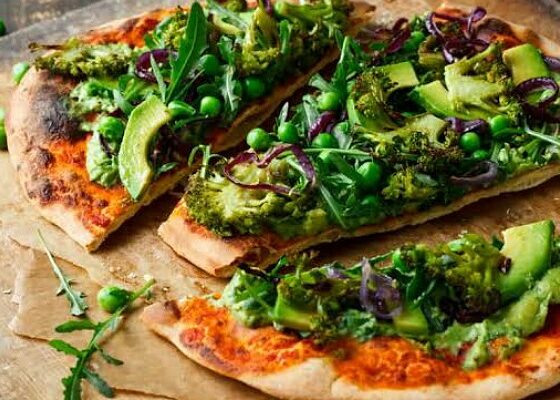 Healthier pizza at home