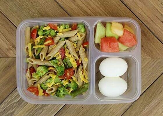 Packed school lunches