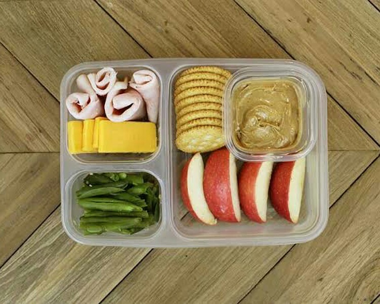 Packed school lunches